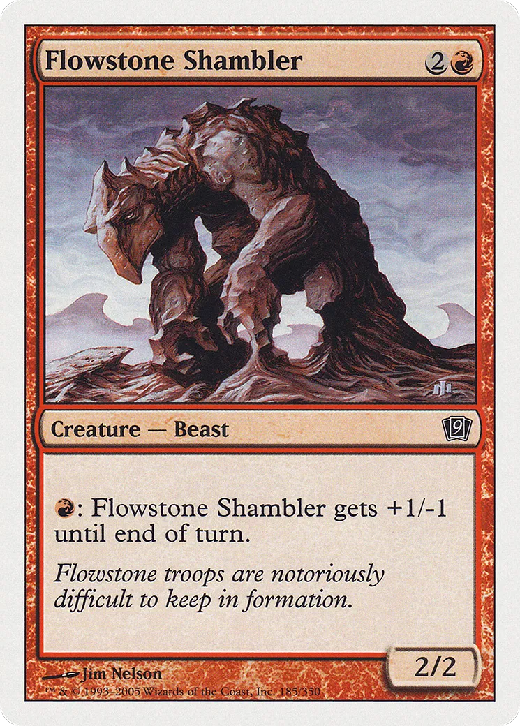 Flowstone Shambler — Ninth Edition — Magic: The Gathering