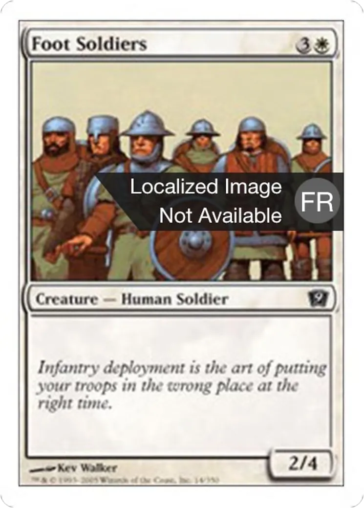 Fantassin — Ninth Edition — Magic: The Gathering