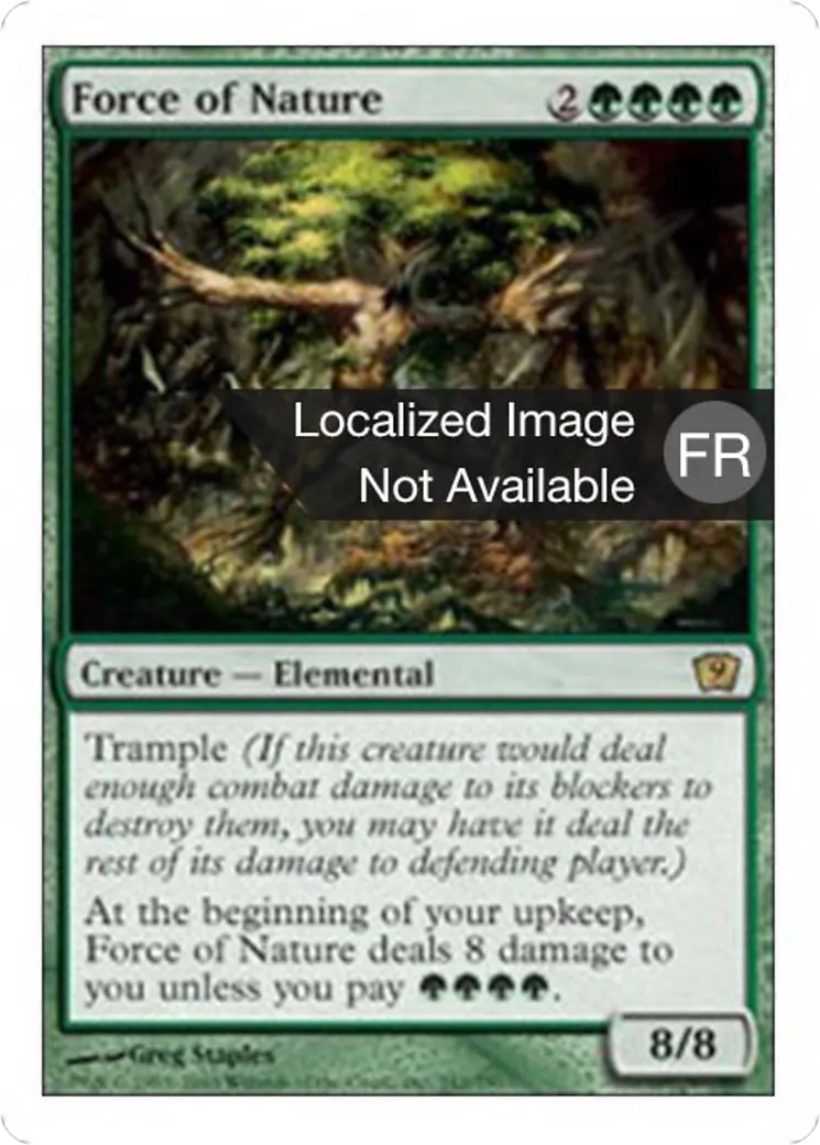 Force de la Nature — Ninth Edition — Magic: The Gathering