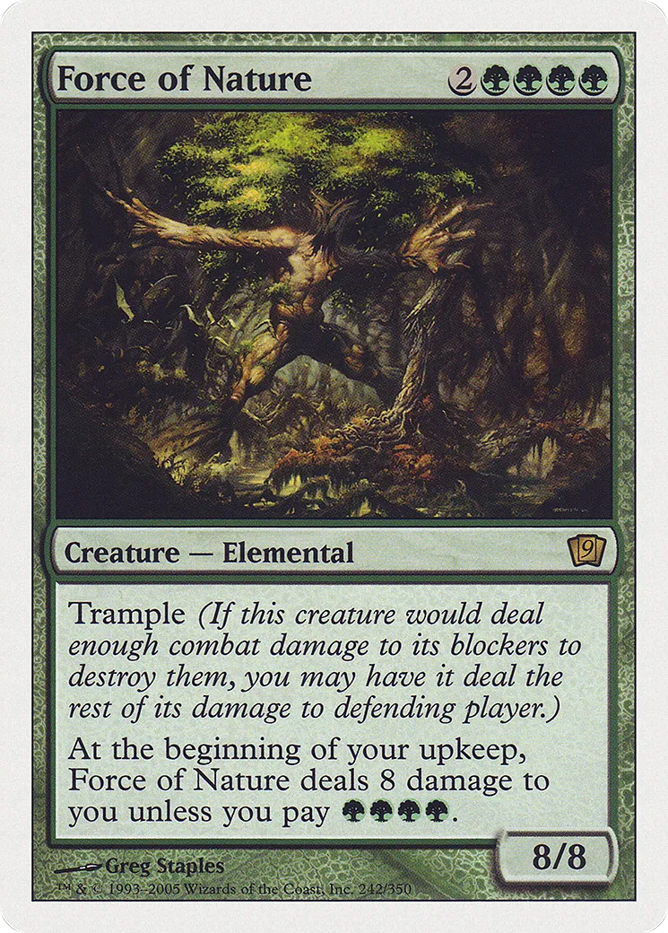 Force of Nature — Ninth Edition — Magic: The Gathering