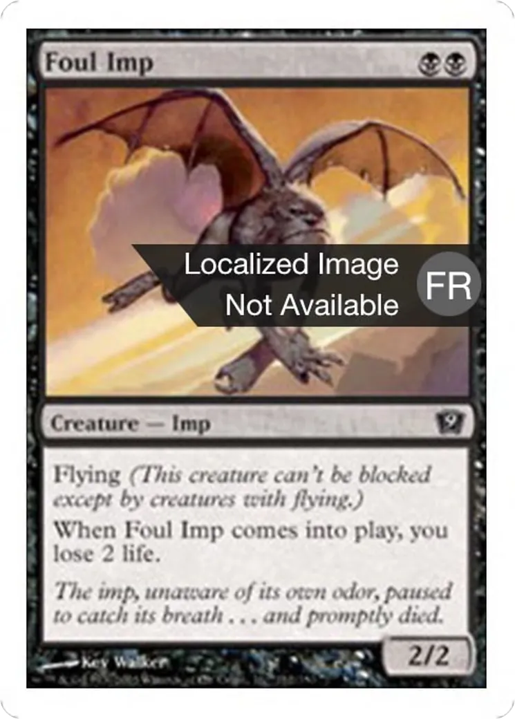 Diablotin flétri — Ninth Edition — Magic: The Gathering
