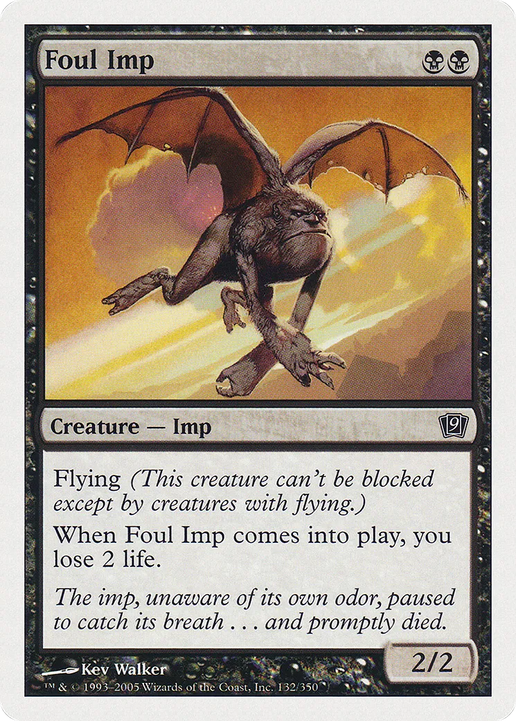 Foul Imp — Ninth Edition — Magic: The Gathering