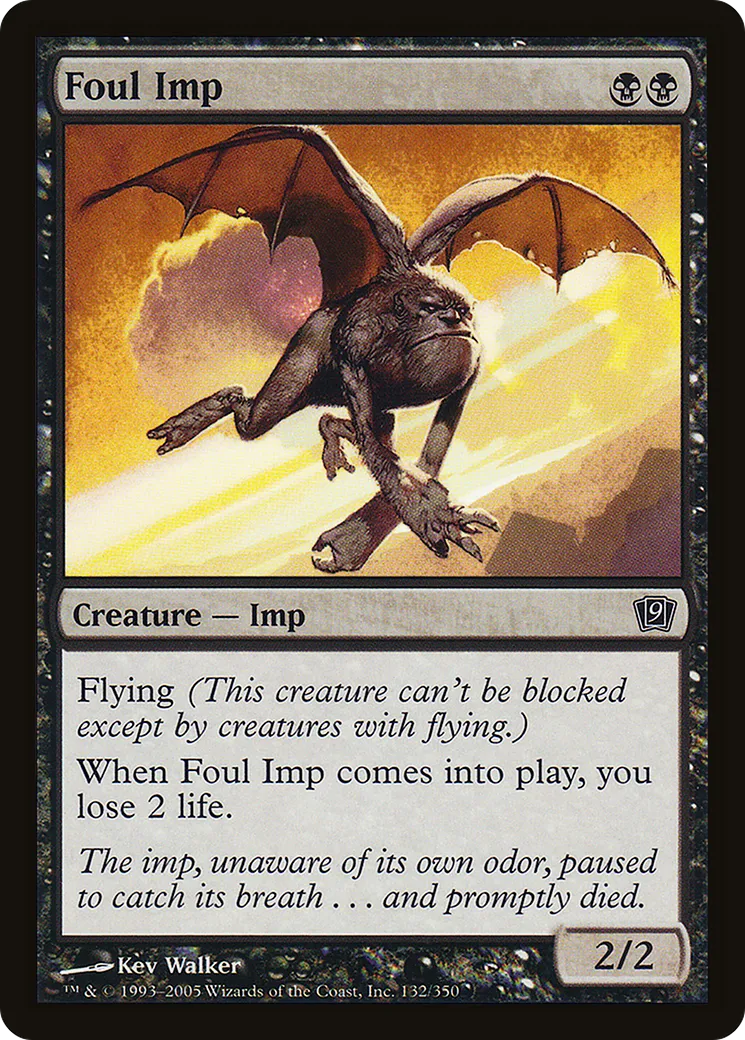 Foul Imp — Ninth Edition — Magic: The Gathering