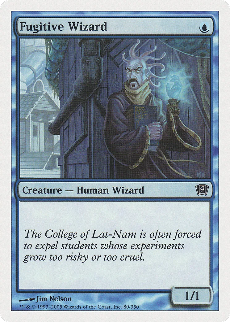 Fugitive Wizard — Ninth Edition — Magic: The Gathering