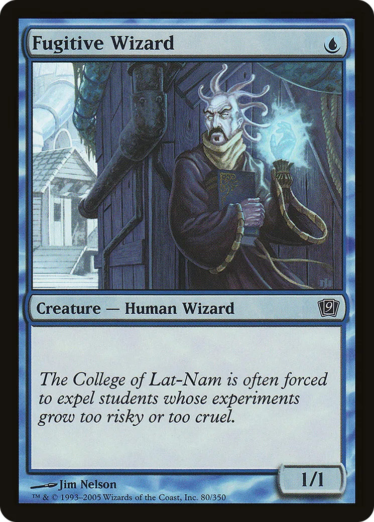 Fugitive Wizard — Ninth Edition — Magic: The Gathering