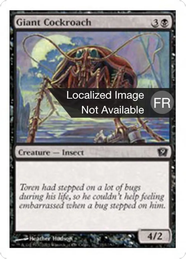 Cafard géant — Ninth Edition — Magic: The Gathering