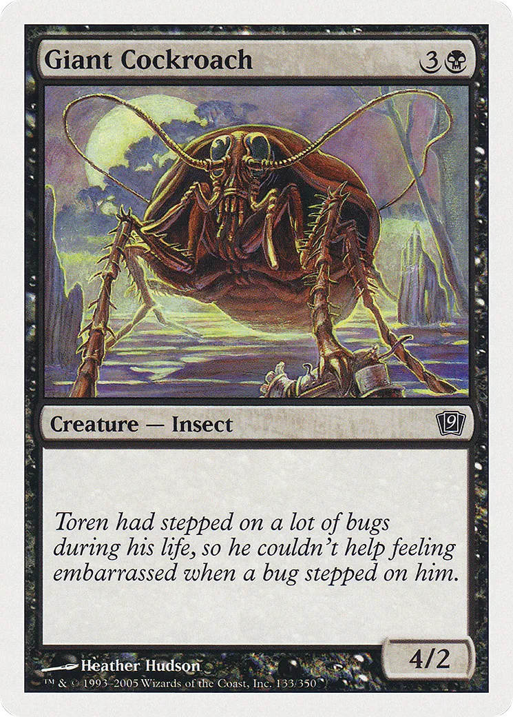 Giant Cockroach — Ninth Edition — Magic: The Gathering