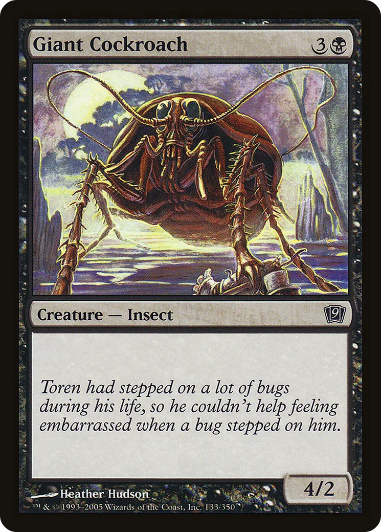 Giant Cockroach — Ninth Edition — Magic: The Gathering
