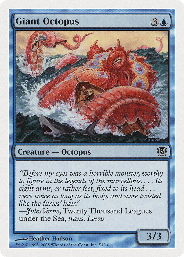 Pieuvre géante — Ninth Edition — Magic: The Gathering