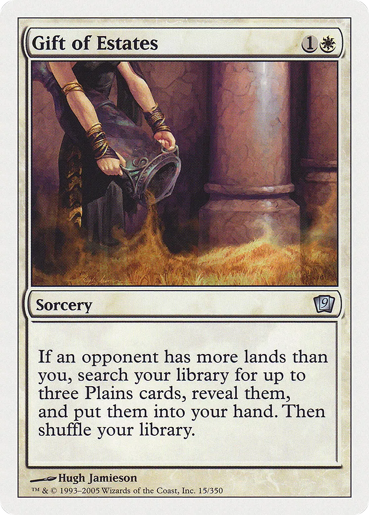 Gift of Estates — Ninth Edition — Magic: The Gathering