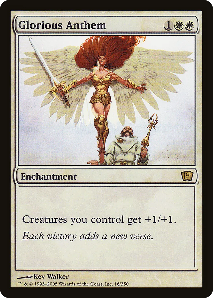 Glorious Anthem — Ninth Edition — Magic: The Gathering