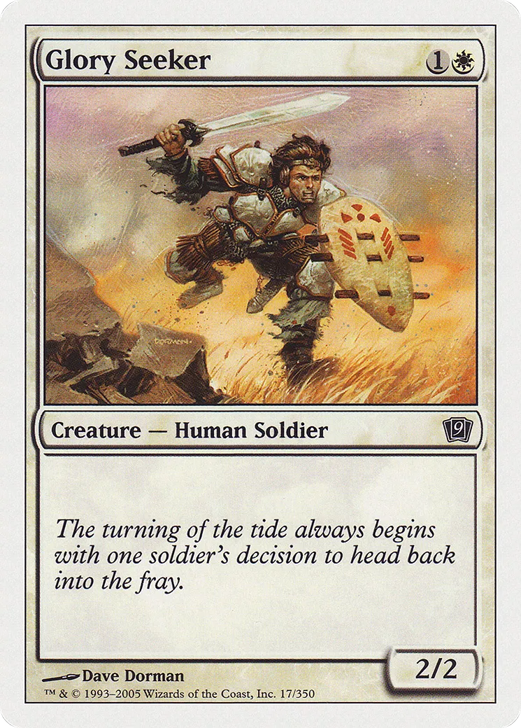 Chercheur de gloire — Ninth Edition — Magic: The Gathering