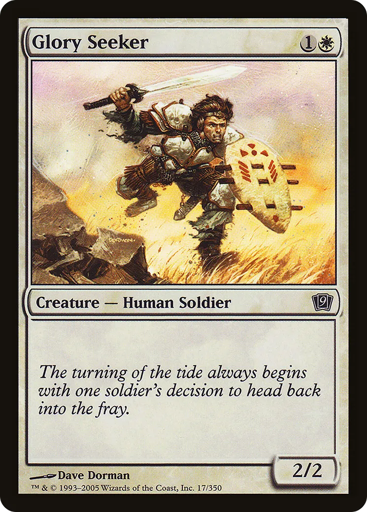 Glory Seeker — Ninth Edition — Magic: The Gathering