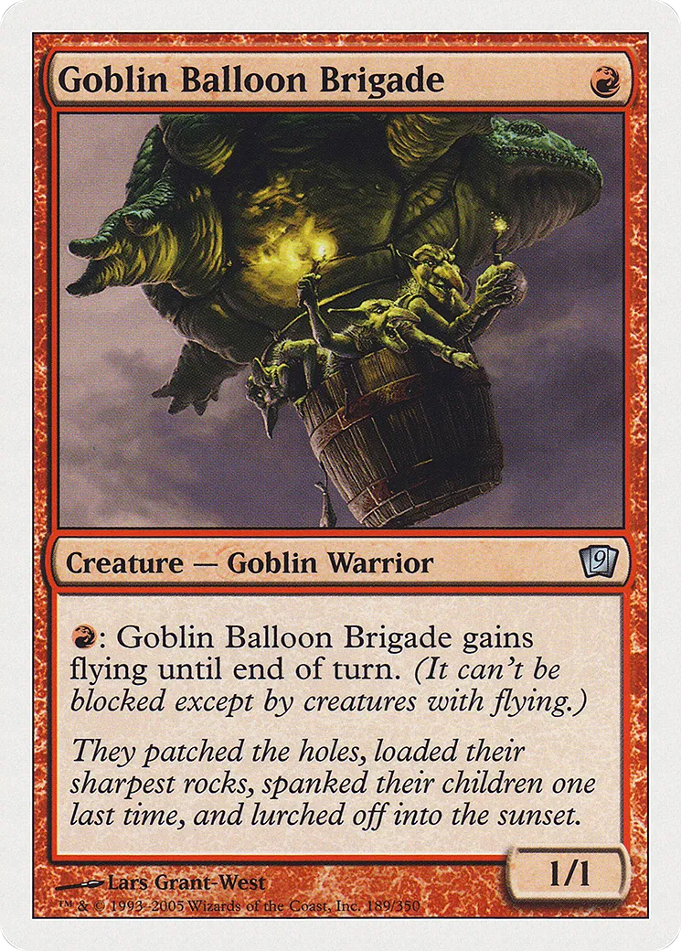 Goblin Balloon Brigade — Ninth Edition — Magic: The Gathering