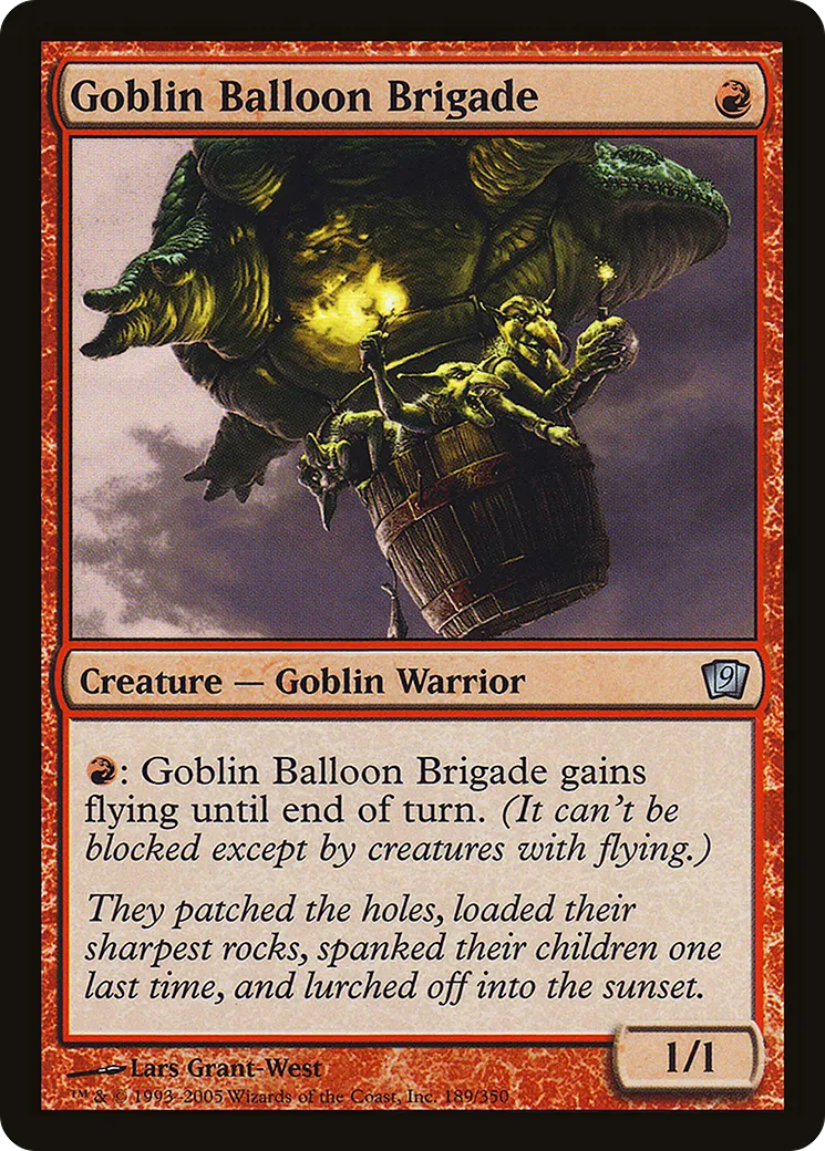 Goblin Balloon Brigade — Ninth Edition — Magic: The Gathering
