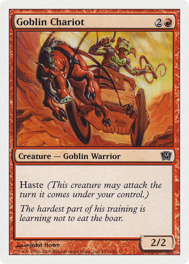 Goblin Chariot — Ninth Edition — Magic: The Gathering