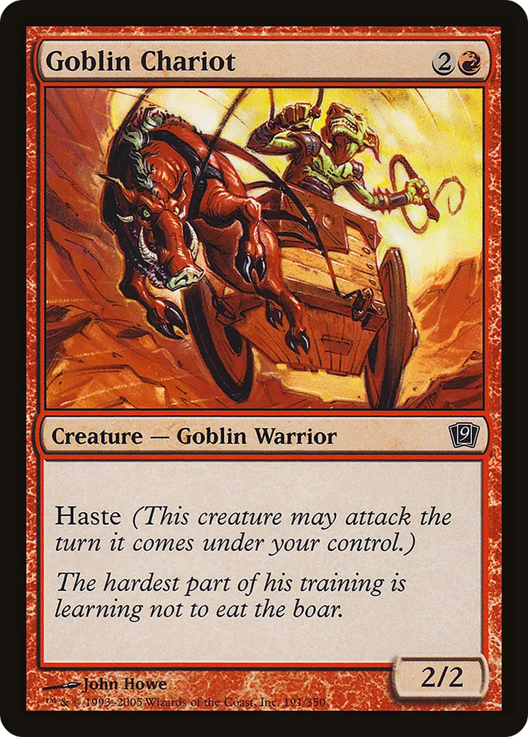 Goblin Chariot — Ninth Edition — Magic: The Gathering