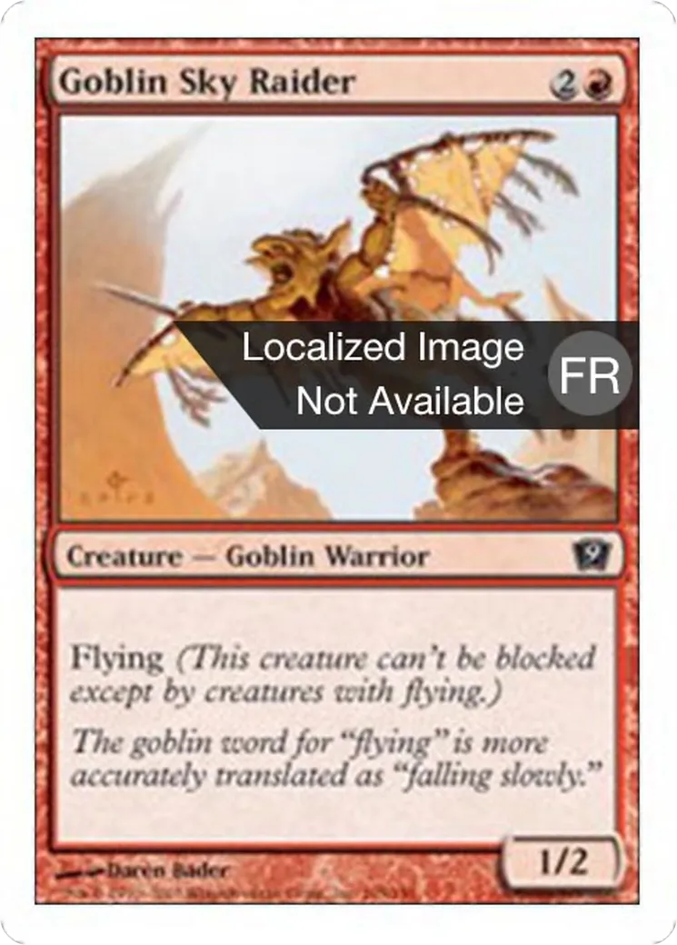 Pillard céleste gobelin — Ninth Edition — Magic: The Gathering