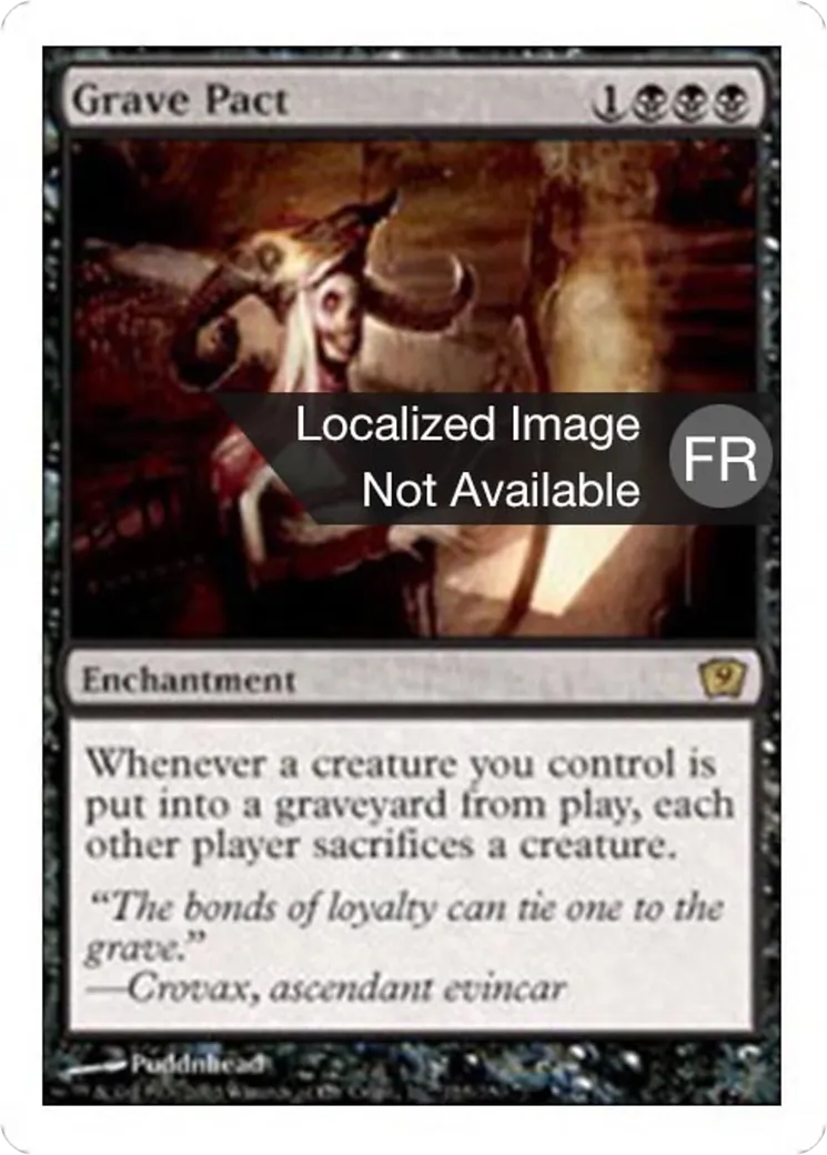 Pacte de la tombe — Ninth Edition — Magic: The Gathering