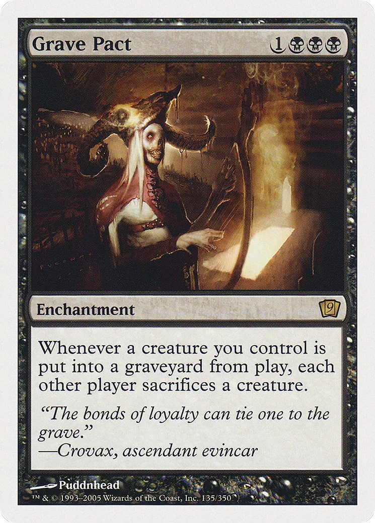 Grave Pact — Ninth Edition — Magic: The Gathering