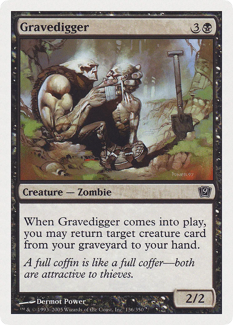 Gravedigger — Ninth Edition — Magic: The Gathering