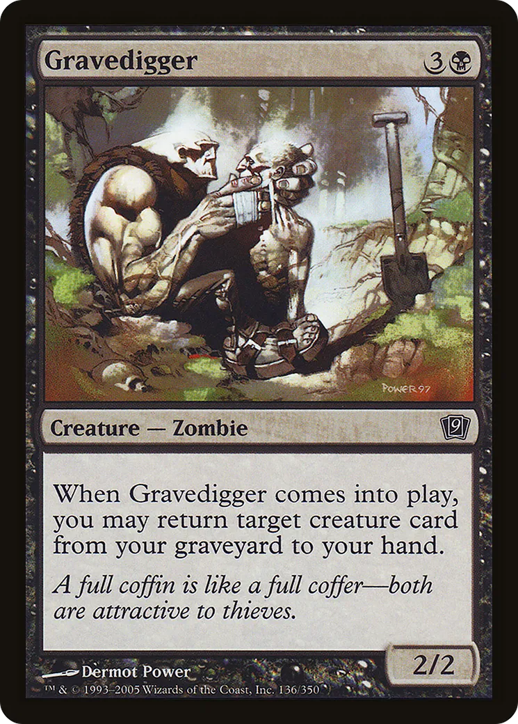 Gravedigger — Ninth Edition — Magic: The Gathering