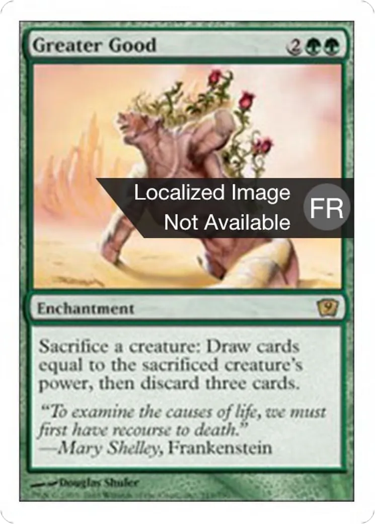 Pour le plus grand bien — Ninth Edition — Magic: The Gathering