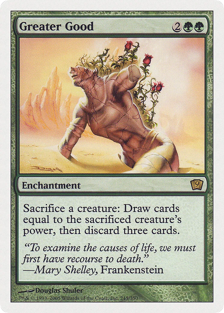 Pour le plus grand bien — Ninth Edition — Magic: The Gathering