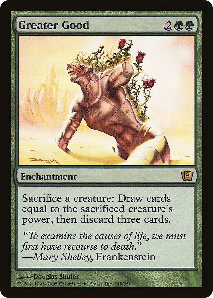 Pour le plus grand bien — Ninth Edition — Magic: The Gathering