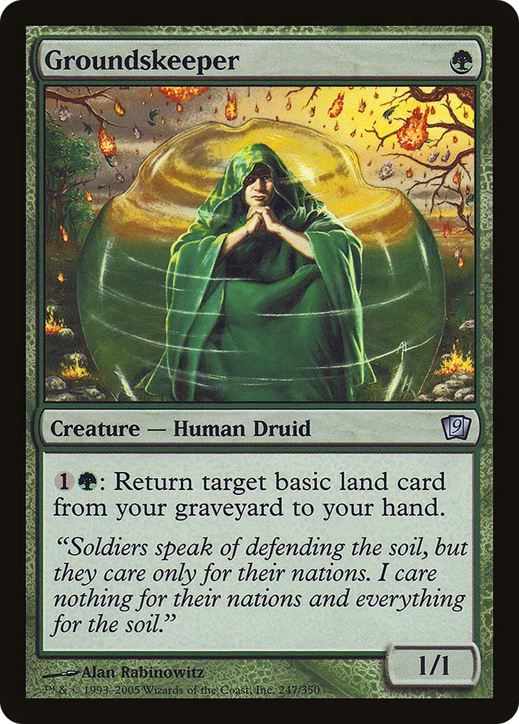 Groundskeeper — Ninth Edition — Magic: The Gathering