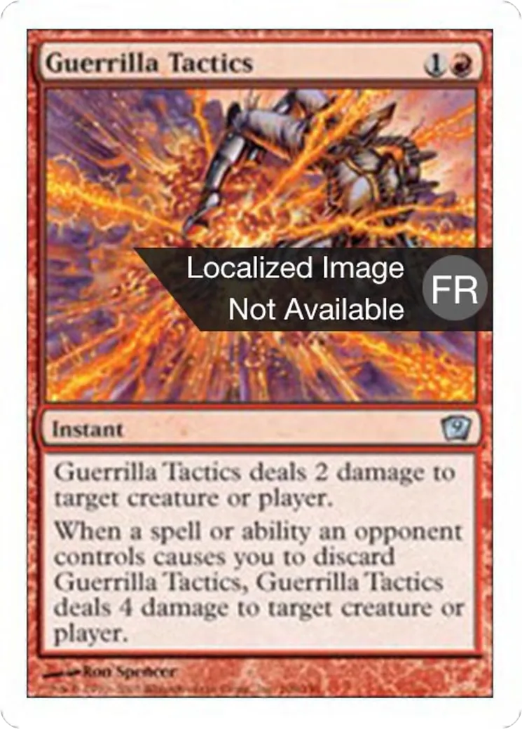 Tactiques de guérilla — Ninth Edition — Magic: The Gathering
