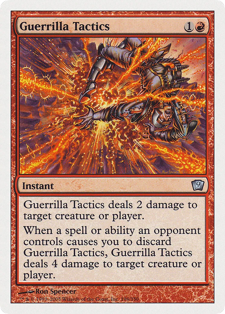 Guerrilla Tactics — Ninth Edition — Magic: The Gathering