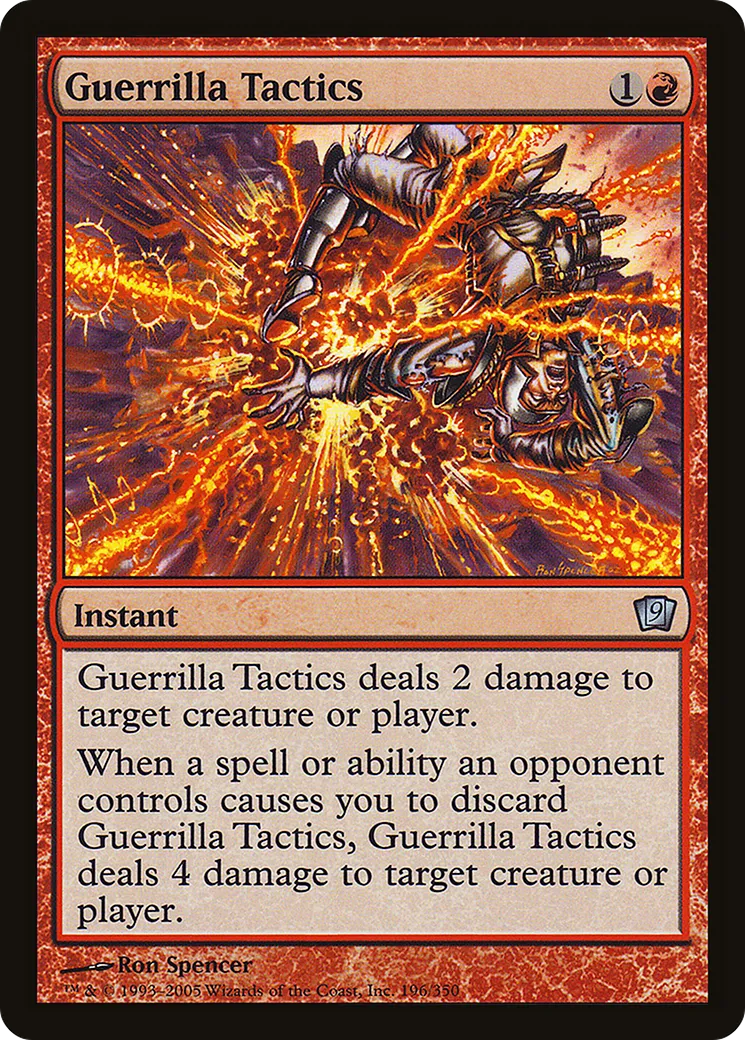 Guerrilla Tactics — Ninth Edition — Magic: The Gathering