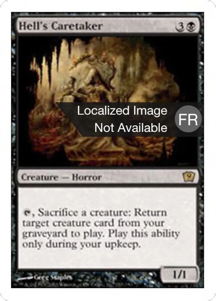 Concierge de l'enfer — Ninth Edition — Magic: The Gathering