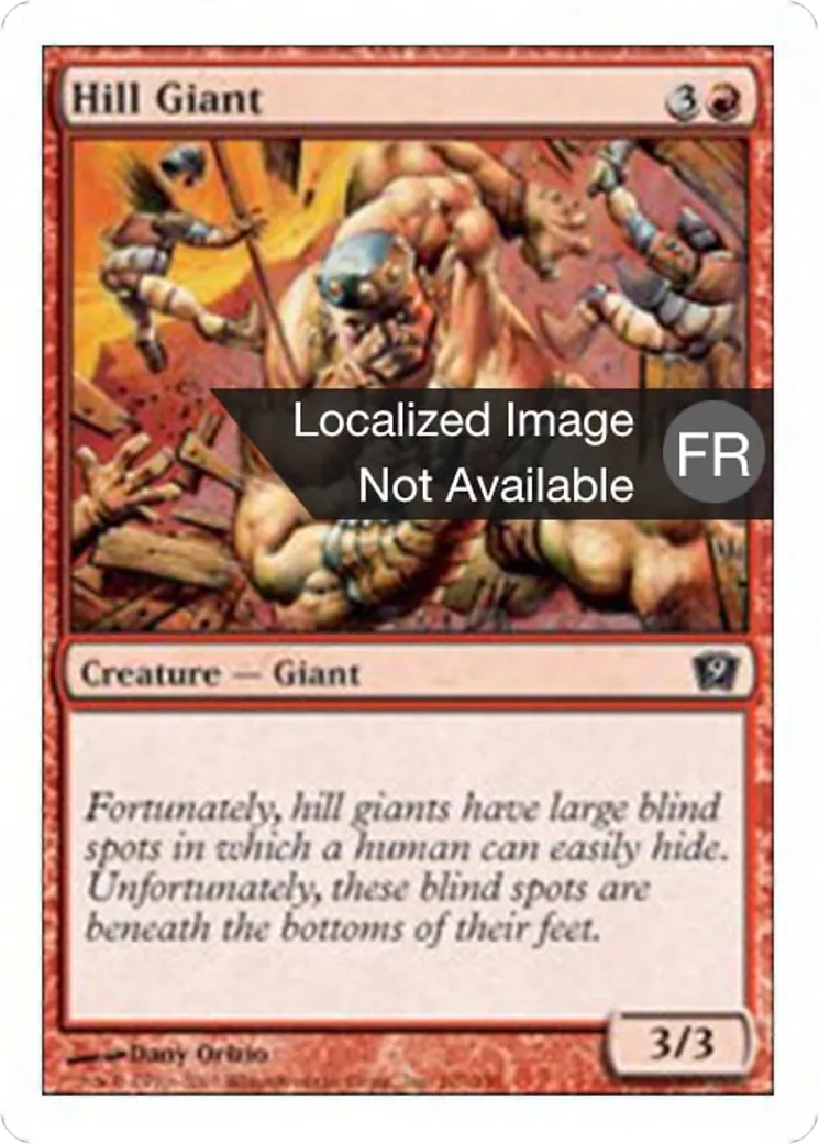 Géant des collines — Ninth Edition — Magic: The Gathering