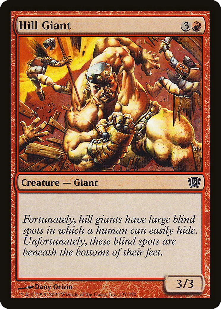 Hill Giant — Ninth Edition — Magic: The Gathering