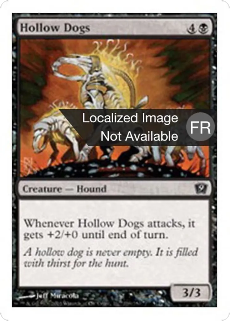 Chiens creux — Ninth Edition — Magic: The Gathering