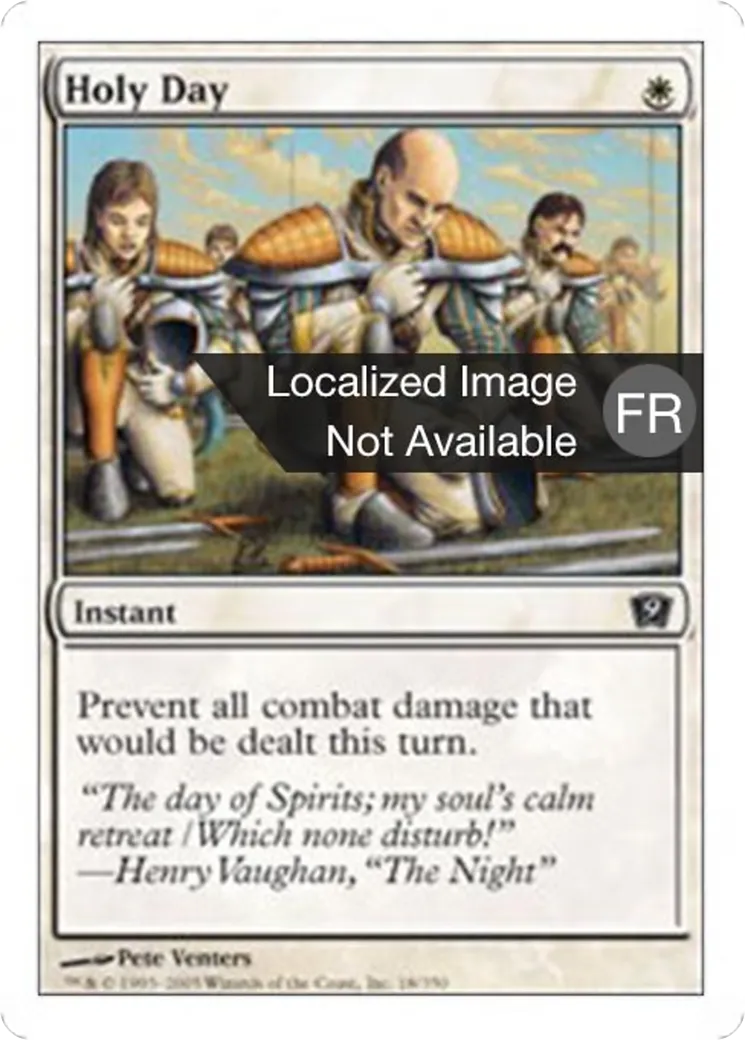 Jour saint — Ninth Edition — Magic: The Gathering