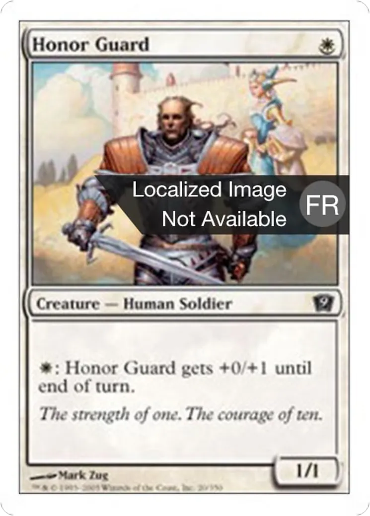 Garde d'honneur — Ninth Edition — Magic: The Gathering
