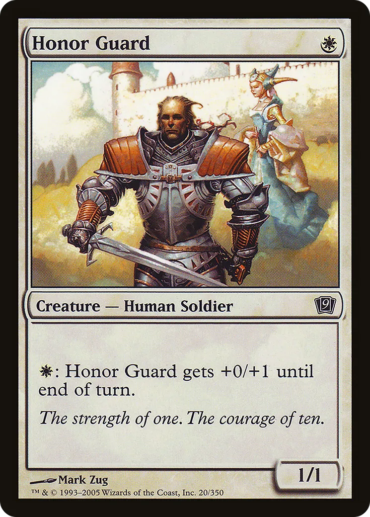 Honor Guard — Ninth Edition — Magic: The Gathering