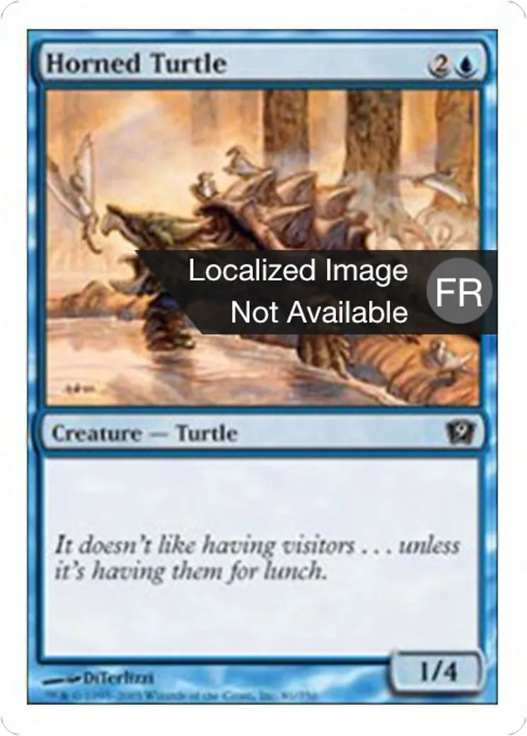 Tortue cornue — Ninth Edition — Magic: The Gathering