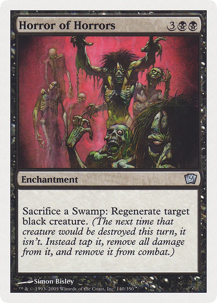 Horror of Horrors — Ninth Edition — Magic: The Gathering