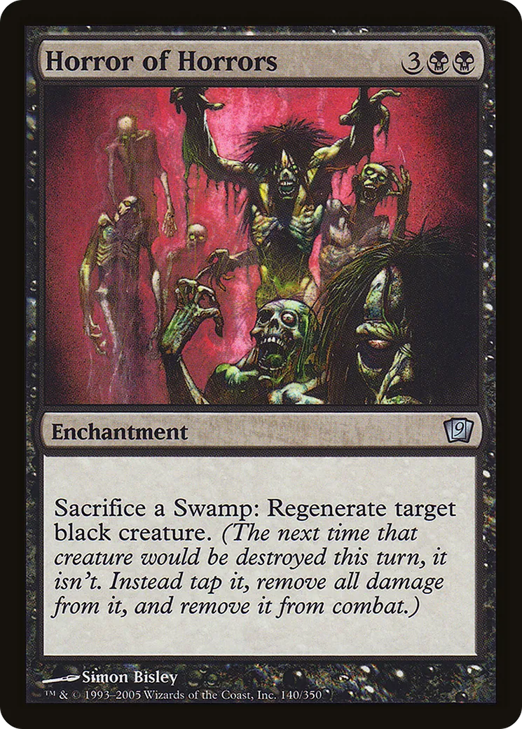 Horreur des horreurs — Ninth Edition — Magic: The Gathering