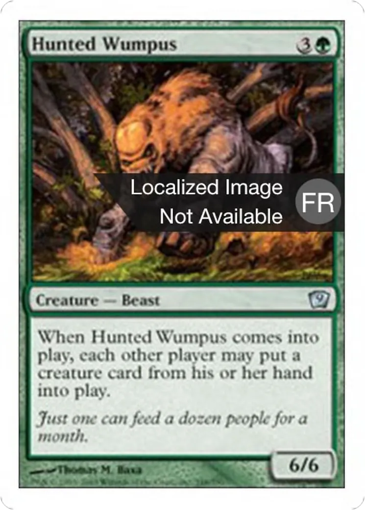 Wumpus au rabais — Ninth Edition — Magic: The Gathering