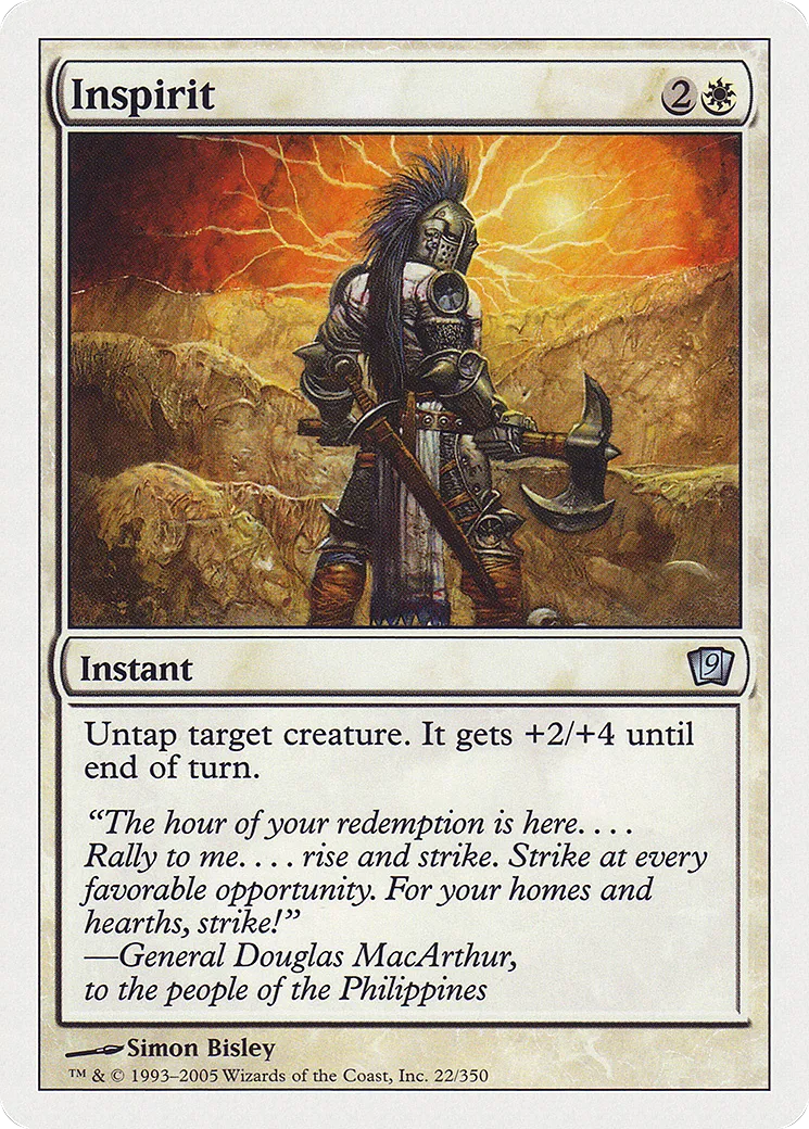 Inspirit — Ninth Edition — Magic: The Gathering