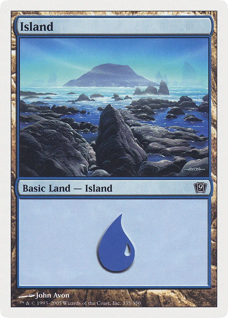 Island — Ninth Edition — Magic: The Gathering