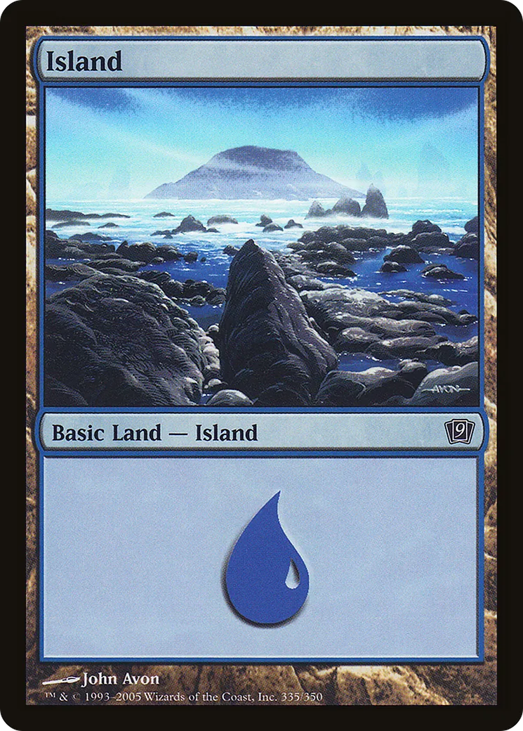 Island — Ninth Edition — Magic: The Gathering