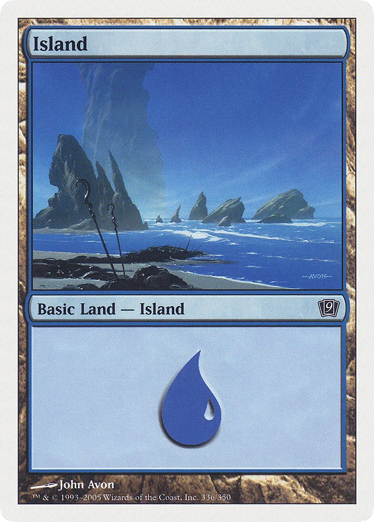 Island — Ninth Edition — Magic: The Gathering