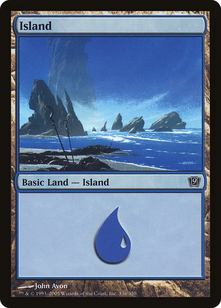 Island — Ninth Edition — Magic: The Gathering