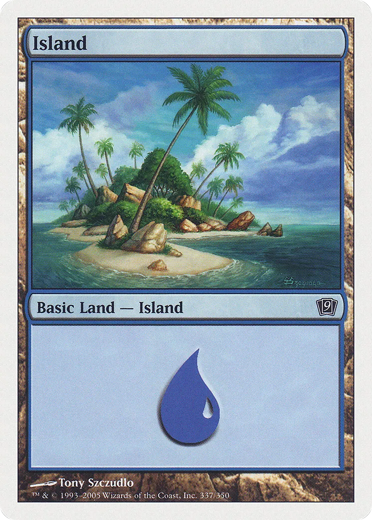 Island — Ninth Edition — Magic: The Gathering
